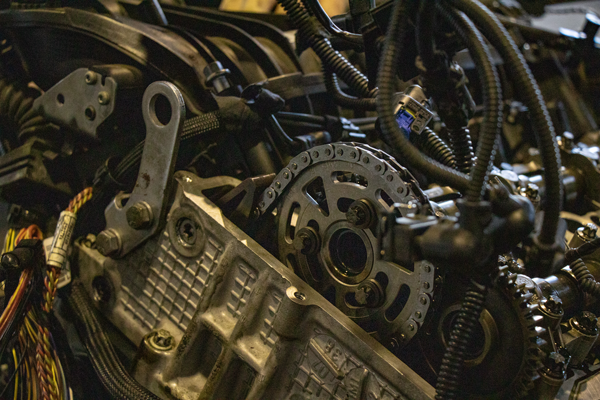 Motor eines Autos